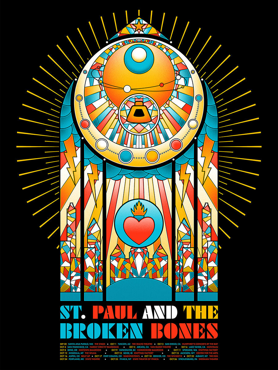 St Paul and the Broken Bones - Tour Poster